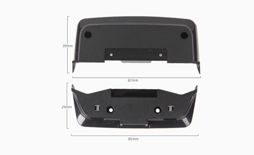 LDRC LD1803 Parts Front and Rear Bumper  Overview Dimension