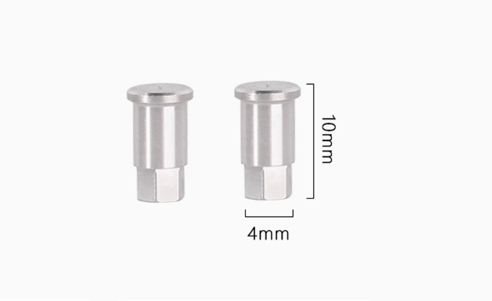 Metal Front Hexagonal Shaft Parts for LDRC LD1899 2.4G Racing RC Car Dimension Overview