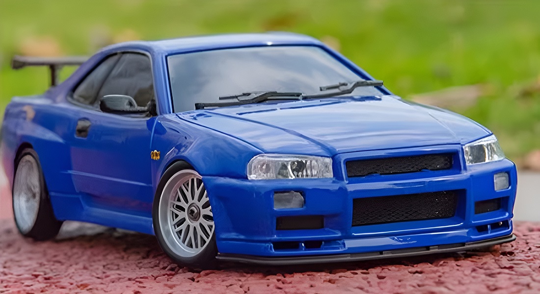 LD Racing LD1899 RC Drift Car Blue Overview